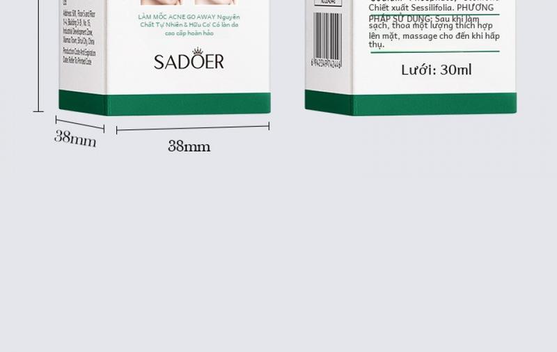 Product Introduction of Bộ Chăm Sóc Da Cây Trà, SADOER, 5 Món, Làm Sạch, Dưỡng Ẩm, Dưỡng Ẩm Skincare Làm Đẹp Da Serum Cho Bé sữa _ 20