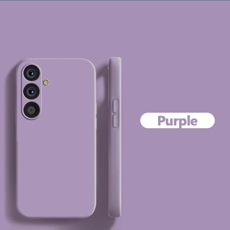 Product Introduction of Camera Protect Soft Phone Case for Samsung Galaxy A05 A15 A25 A35 A55 5G  Liquid Silicone Couples Cover A 15 4G A55 A25 Global Protector Protection Protective Casing 6