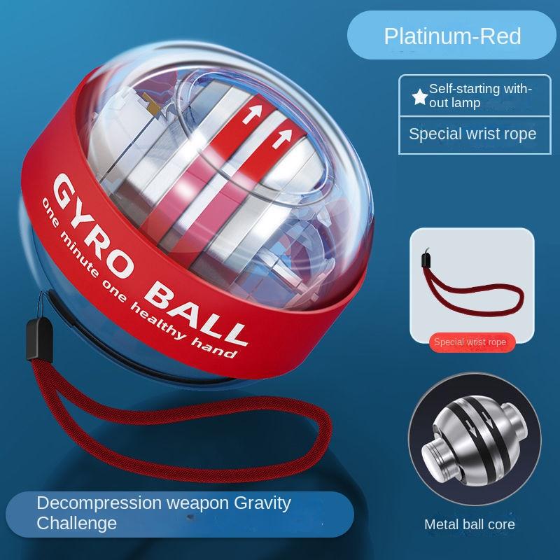 Wrist Ball Magnetic Luminous Colored Lights Hand-Muscle Developer Gyro Training Fitness Decompression Grip Strength Ball 7