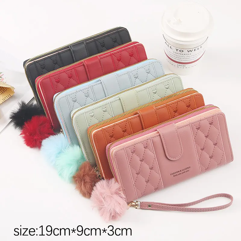 2025 New Small Wallet for Women Long Style Niche Design Ins Style Ladies Wallet Korean Version Student Coin Purse Trendy