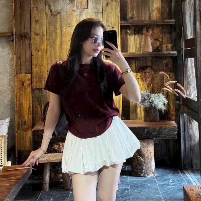 Váy bồng bí khoá kéo đai lưng cho bạn nữ đẹp. 6