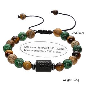 สร้อยข้อมือลูกปัดกลุ่มดาวนักษัตร, เครื่องประดับพลอยถัก, พลอยสีเทอร์ควอยซ์, หินภาพ, ตาเสือ