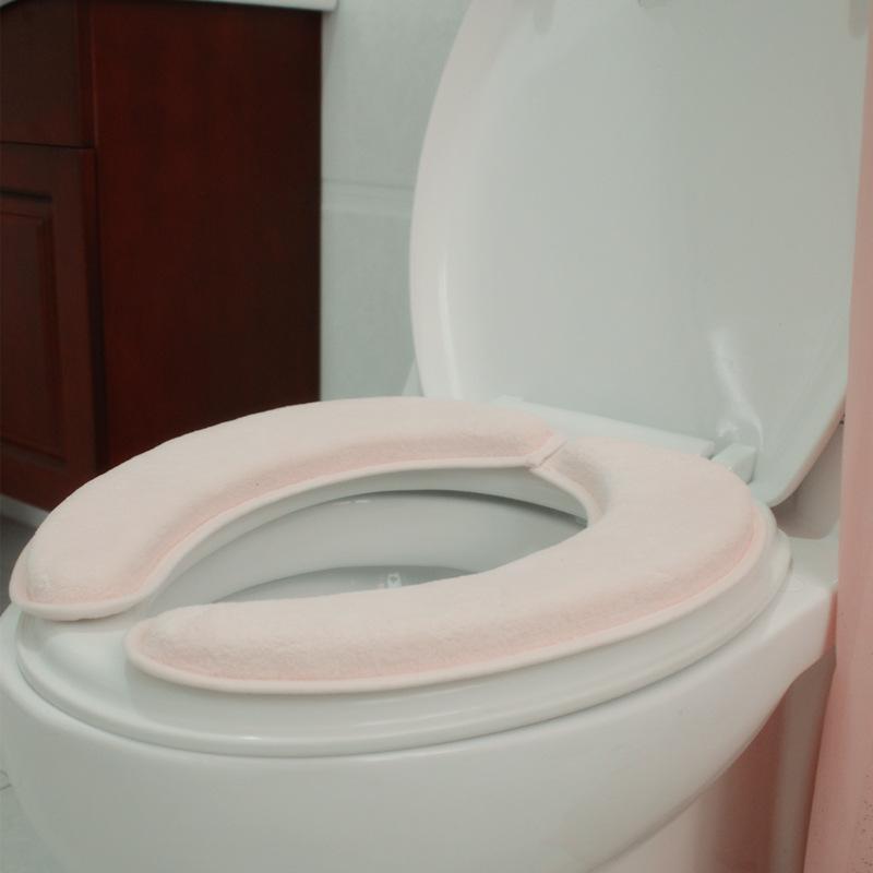 Product Introduction of Japanese Style Universal Toilet Seat Cushion Thickened Memory Foam Adhesive Thickened Toilet Seat Cover Static Washable 4