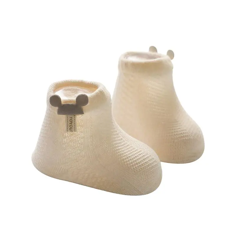Baby Girls Boys Cotton Socks Crew Socks Soft Mesh Thin Socks
