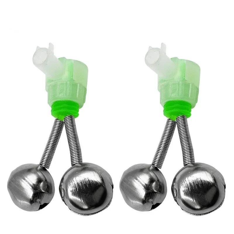 Fish WOW! Liberty Fishing Bells Alert With Eagle Clamp Clips – Bite Alarm Bells For Fly, Freshwater, Ice & Saltwater Fishing