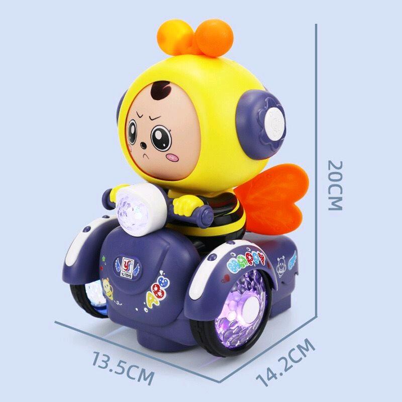 Mainan Anak Lebah Naik Motor Bisa Berubah Muka Empat 5