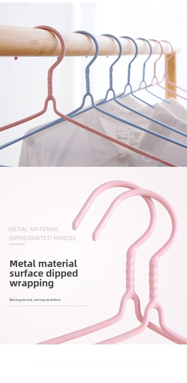 Product Introduction of Non-Slip Clothes Hanger Seamless Drying Children Adult Wet and Dry Clothes Hanger Multifunctional Clothes Hanger velvet Organiser Hanging 22