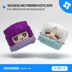 Keycap Artisan Sousou no Frieren Fern Frieren Keyboard Mechanical Custom Anime Kawaii 3D