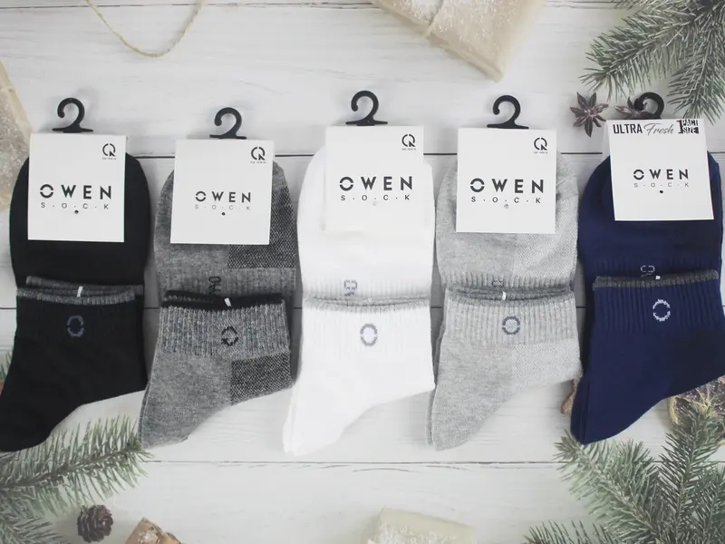 Combo 10 đôi tất nam cổ trung cao cấp OWEN 0