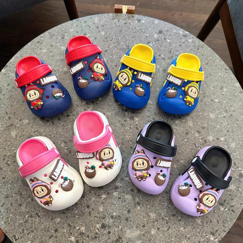 Dép sục quai ngang hình gấu labubu cho bé trai và gái mã AM38