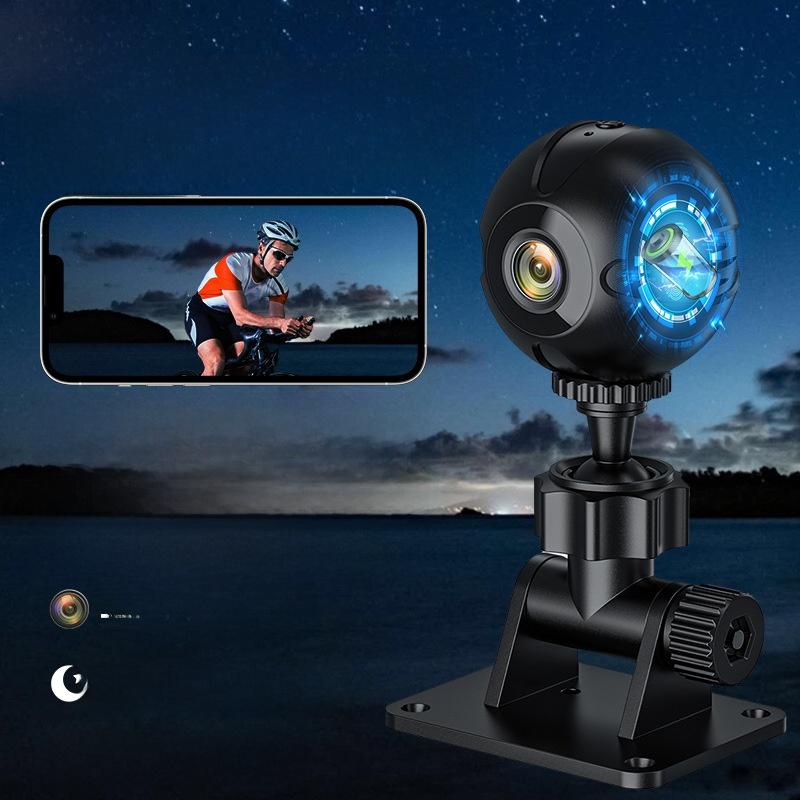 HD WiFi Camera Outdoor Sports round Camera Camera - TikTok Shop Singapore