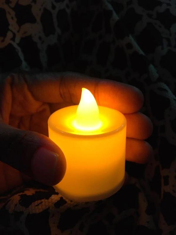 Lilin Kecil Elektrik - Smokeless Candle - Dekorasi Lampu Lilin Natal Baterai Dekorasi Outdoor - Tumblr Light