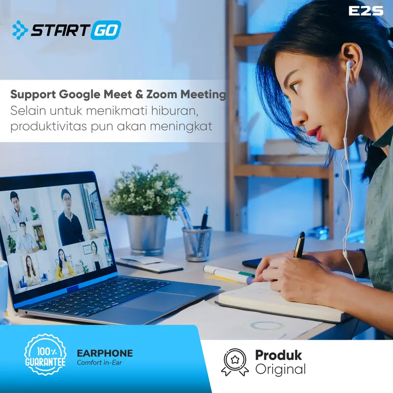 STARTGO earphone/headset E2S Super Bass 3.5 inch Jack TPE Android earphone earphones 3
