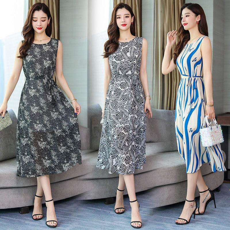 Váy Đi Kỳ Nghỉ Phong Cách Bohemian, Váy Dài, Váy Hai Dây Dáng Rộng, Thích Hợp Cho Phụ Nữ, Váy Đi Biển, Phong Cách Thường Ngày 1