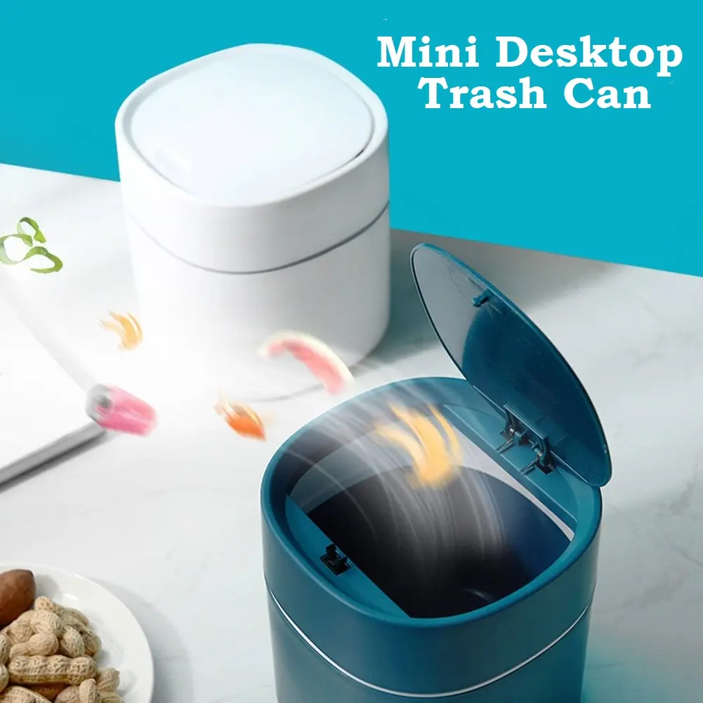 Nordic Style Mini Desktop Dustbin Trash Rubbish Bin