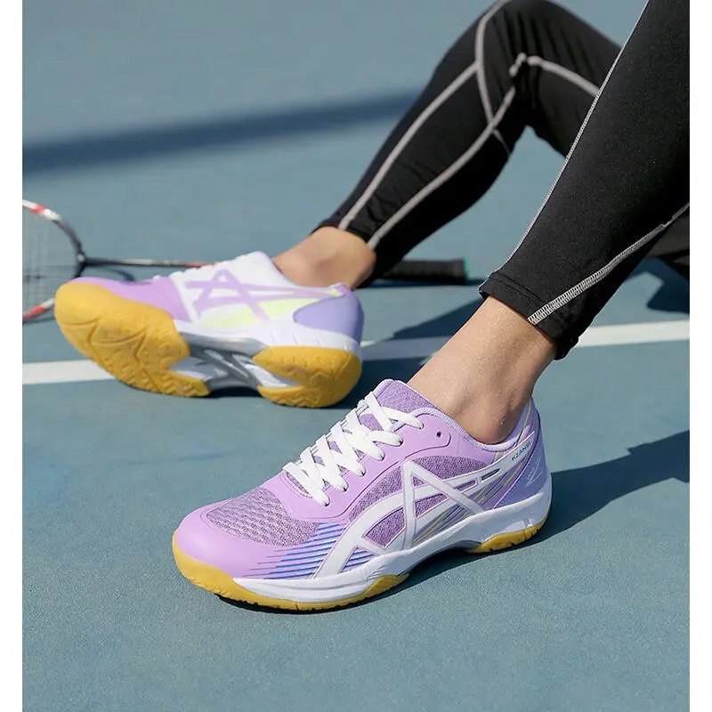 The First Order Straight Down Men's Women's Sports Badminton Volleyball Table Tennis Shoes Breathable Wear-Resistant Anti-Slip Sh