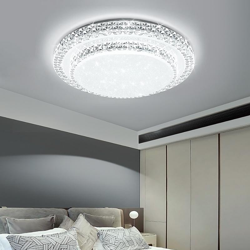Đèn ốp trần LED/ phòng ngủ, phòng ăn/ 3 màu (trắng, vàng, trung tính)- phối màu vô hạn/kèm điều khiển từ xa (Bảo hành 12 tháng) 9