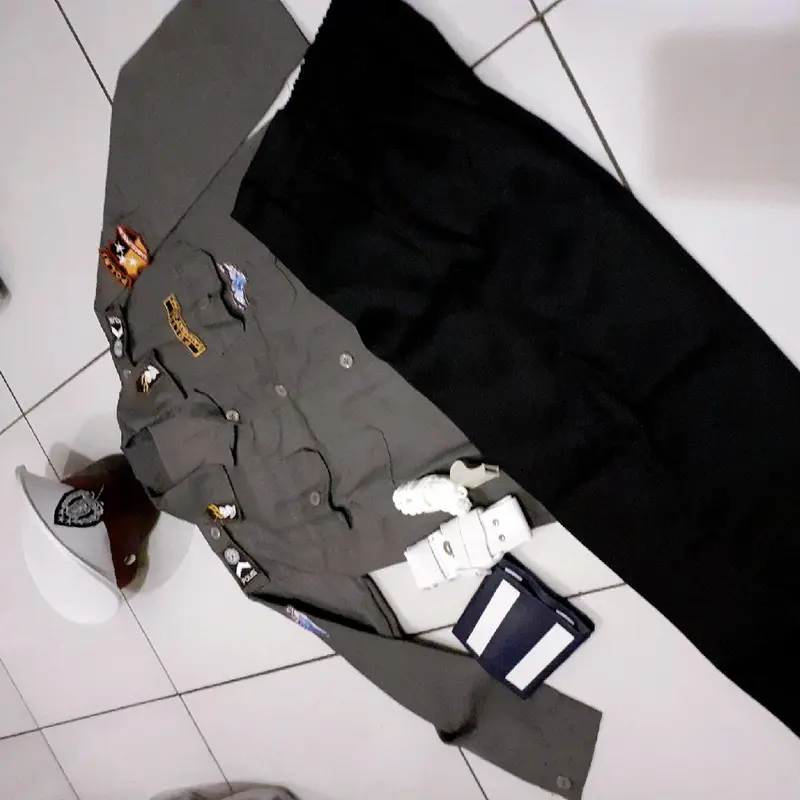 BAJU POLISI ANAK /SERAGAM POLISI ANAK/BAJU POLISI ANAK/POCIL Politik/Meme Fashion 3