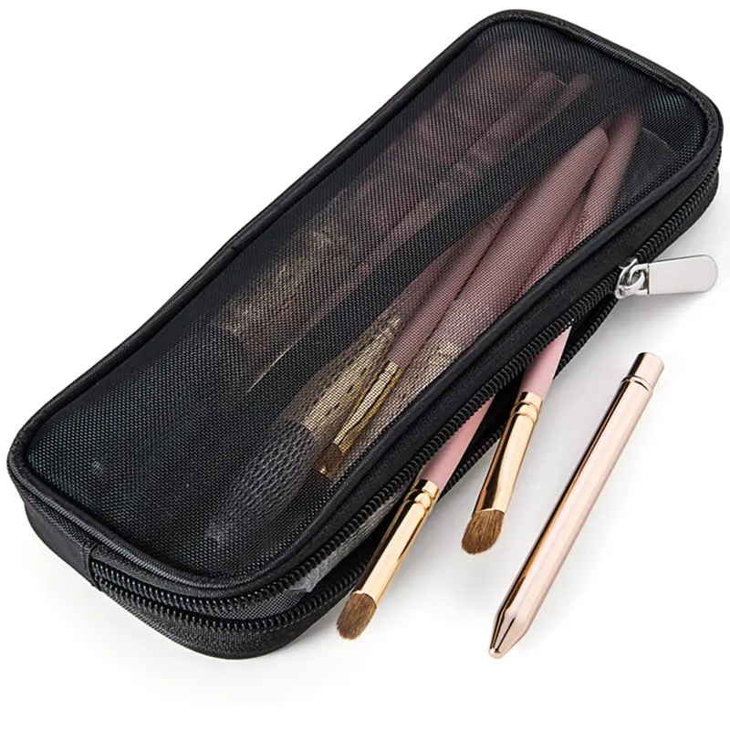 [COOL]Makeup Brush Travel Case Cosmetic Toiletry Mesh Bag Organizer Beauty Tools Makeup Tools