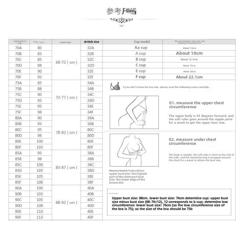 Product Introduction of & & Sexy Lace Lingerie for Women Small Chest Push-Up Bra Enhancing Bra Pure Desire No Underwire Thickened Bra 0