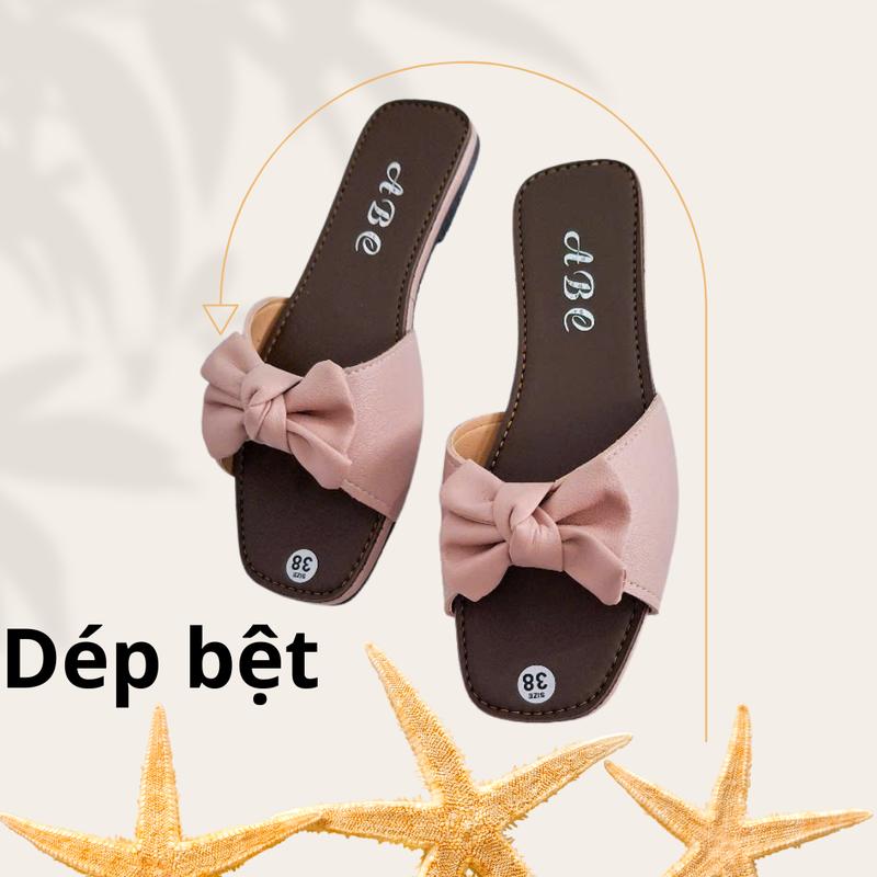 Dép lê  thắt nơ đi làm đi dạo cho chị em DéP Shoes DéP Shoes GiàY   dép nữ cóhoormon dép style dép  nữ quai phồng chéo depnuhottrend 2023