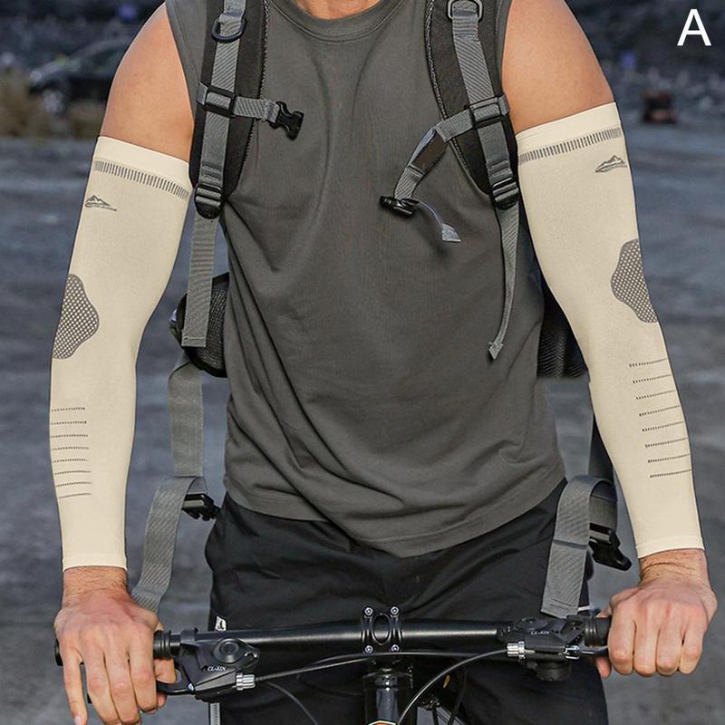 Product Introduction of 1pair Polyester Fibre Sports Arm Sleeve Summer Outdoor Cycling Ice Silk Sun Protection Sleeve Breathable 26