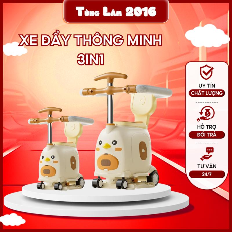 XE ĐÂY THÔNG MINH CHO BÉ 3 IN 1 CAO CẤP, GHẾ NGỒI CHO BÉ ĐI XE ĐẠP ĐIỆN, GHẾ NGỒI TRẺ EM Xe Tròn