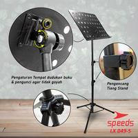 Gambar SPEEDS Alat Musik Stand Untuk Partitur Sheet Stand Book Partitur Musik Besar Stand 049-5 - HITAM dari Speedshome Kota Surabaya 3 Tokopedia