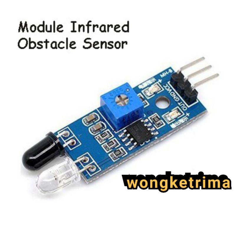 555 Interface Ir Sensor Module Sensor Infrared IR Obstacle Pendeteksi Halangan Avoidance Arduino ...