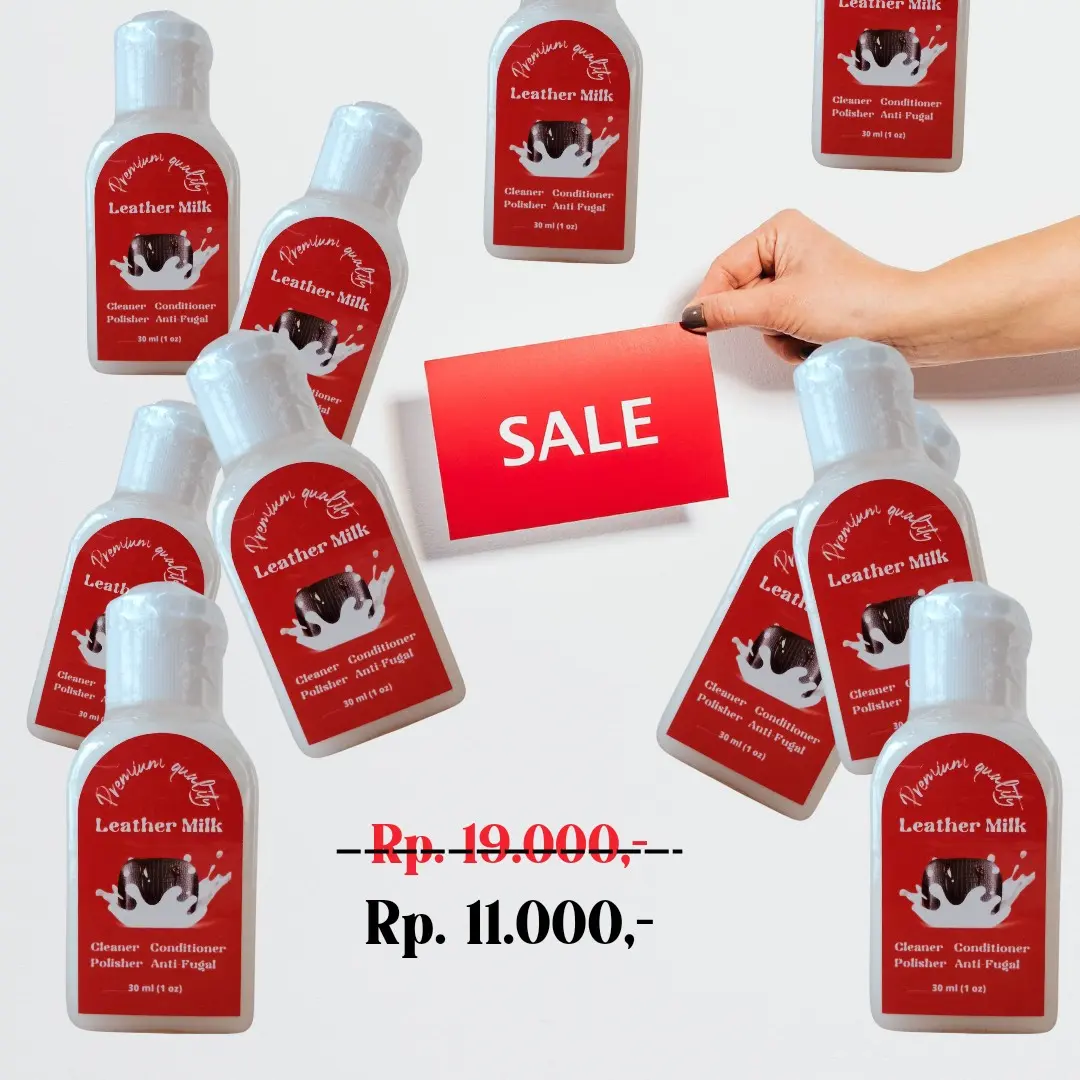 Leather Milk pembersih tas Conditioner tas kulit