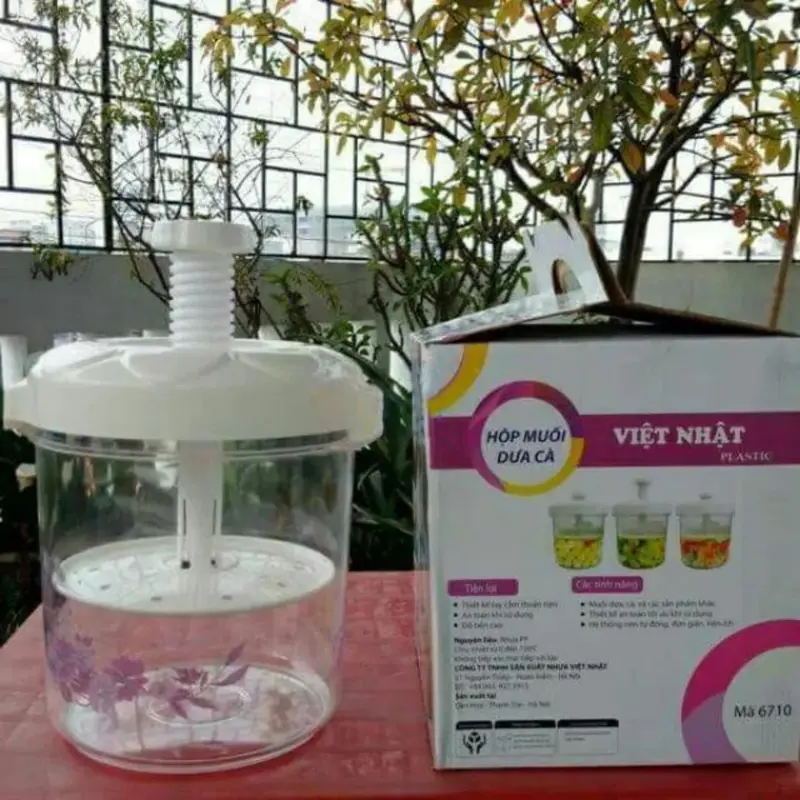 Hộp muối dưa cà thông minh Việt Nhật cao cấp 1