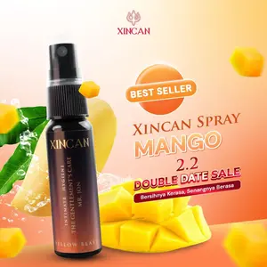 Xincan Spray Varian Manggo Perlindungan Anti Bacterial Aromatic Hygiene Care Spray - 30ml - Efektif Perawatan Tubuh Pria XINCAN Spray Cooling Perawatan Pribadi Pria - Aroma Segar mengurangi Gatal akibat jamur Mencerahkan