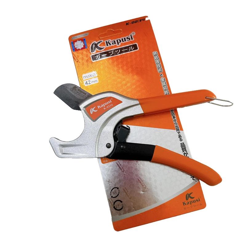 KÉO, KÌM CẮT ỐNG NHỰA PVC PHI 42 TAY XÁM CAM CẮT ỐNG