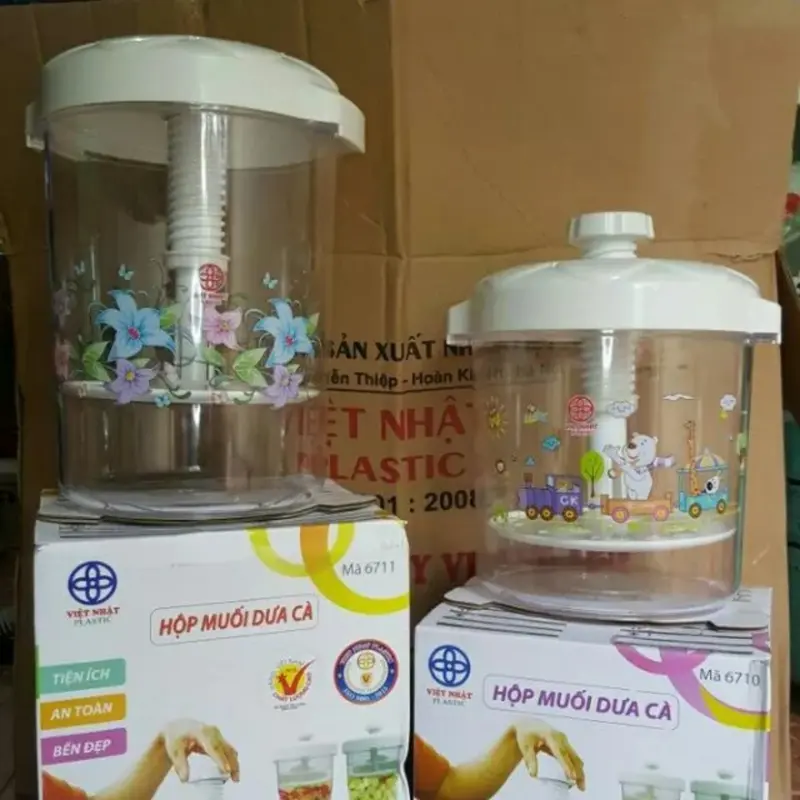 Hộp muối dưa cà thông minh Việt Nhật cao cấp 6