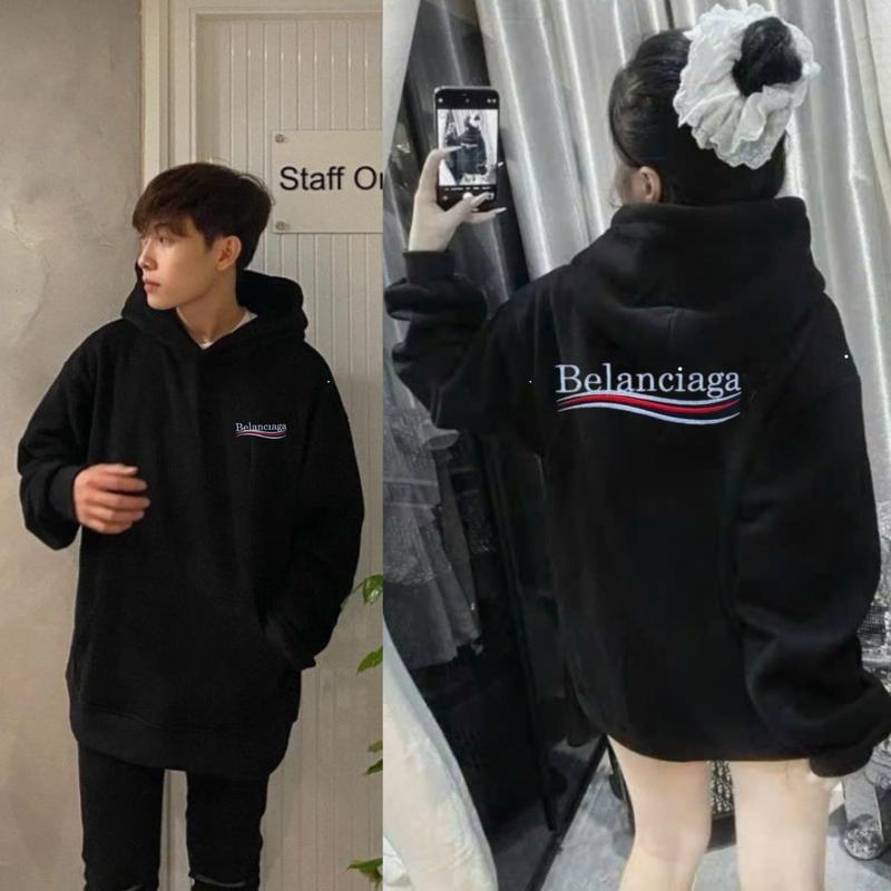 Áo Hoodie Balan Thêu Chữ 2 Mặt Sắc Nét Vải Nỉ Bông Dày Dặn, Áo Nỉ Hoodie Nam Nữ Form Rộng Siêu Hot Mới Nhất 2024 1