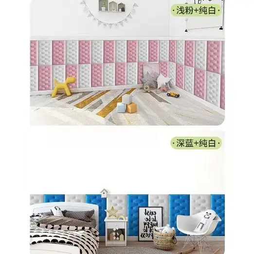 Miếng Dán Tường 3D Dày Dặn Chống Va Chạm Chất Lượng Cao Kích thước: 35 * 70cm, trang trí nhà cửa. Decor Decor Phòng Decal 6