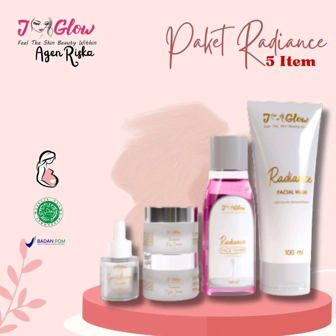 JGLOW SKINCARE PAKET RADIANCE MENCERAHKAN