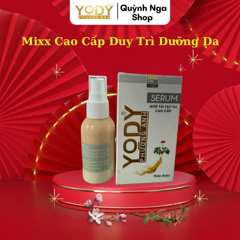 1 chai mix tai tạo cao cấp yody Phương anh 50ml  hỗ trợ duy  trì  da