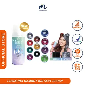 SALSA Instant Mermaid Hair Color Spray - Semir Rambut Temporary - Pewarna Rambut