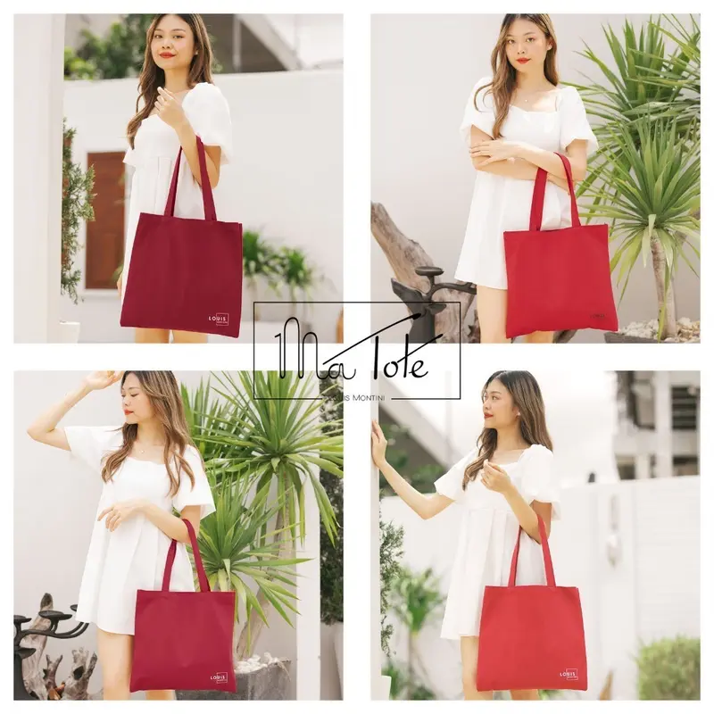 Túi tote vải chống nước Louis Montini (ma tote) CVR001 Bag Nhung 1