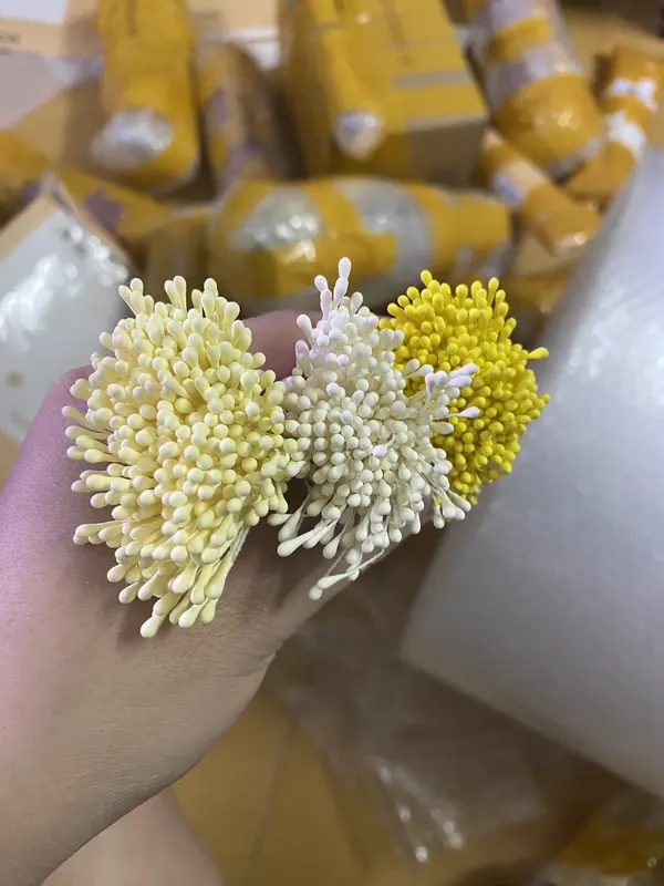 Bó nhuỵ 380-400sợi làm hoa Kẽm nhung handmade Decor Decor Phòng 1