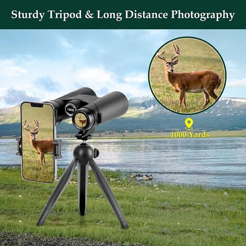 500X25 Portable Hd Zoom 5000M/50000M Binoculars Telescope Powerful Folding Long-Distance Vision Hunting Outdoor Camping Sports 3