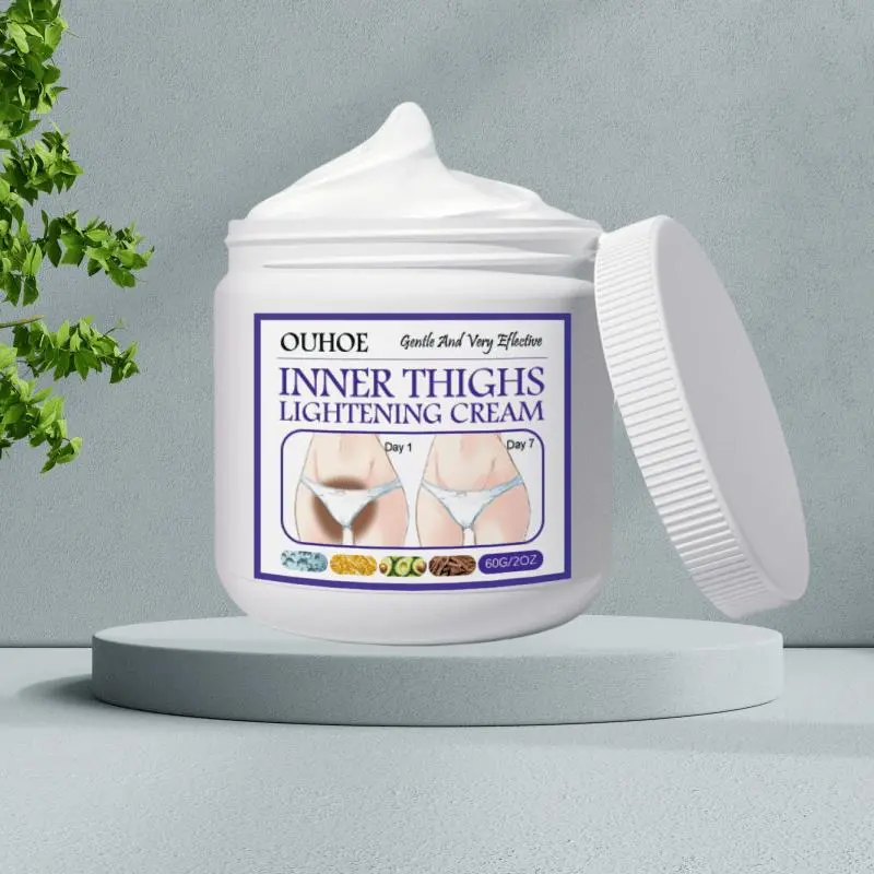 Inner Thigh Lightening Cream,  Moisturizing Body Cream, Hydrating Body Brighten Cream for Women, Body Care Product for Daily Use