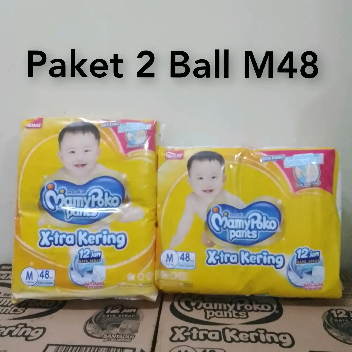 PAKET 2 BALL MAMYPOKO PANTS JUMBO M48 L42 XL38