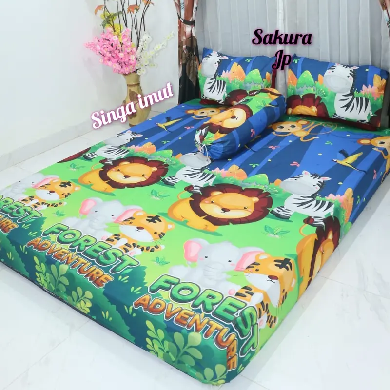 Seprai motif binatang kesukaan anak 2