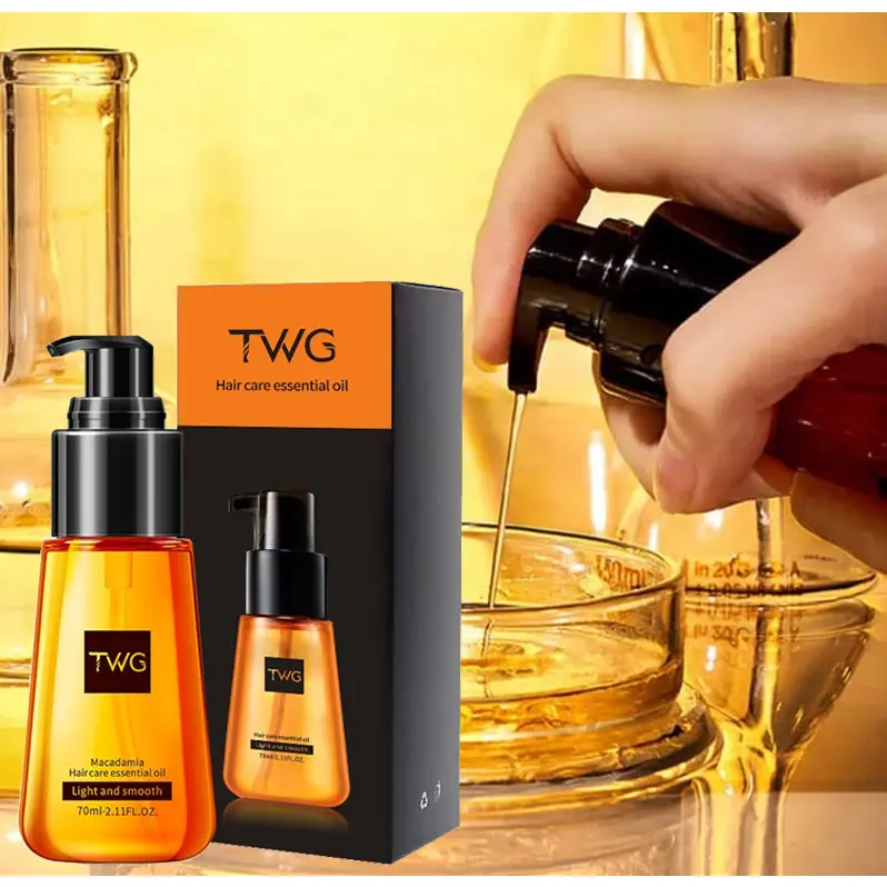 [ BPOM ] - Vitamin Rambut Kering Rontok TWG Korean Perfect Hair Repair Serum Hair Care Essential Oil TWG 70ml +BOX 3