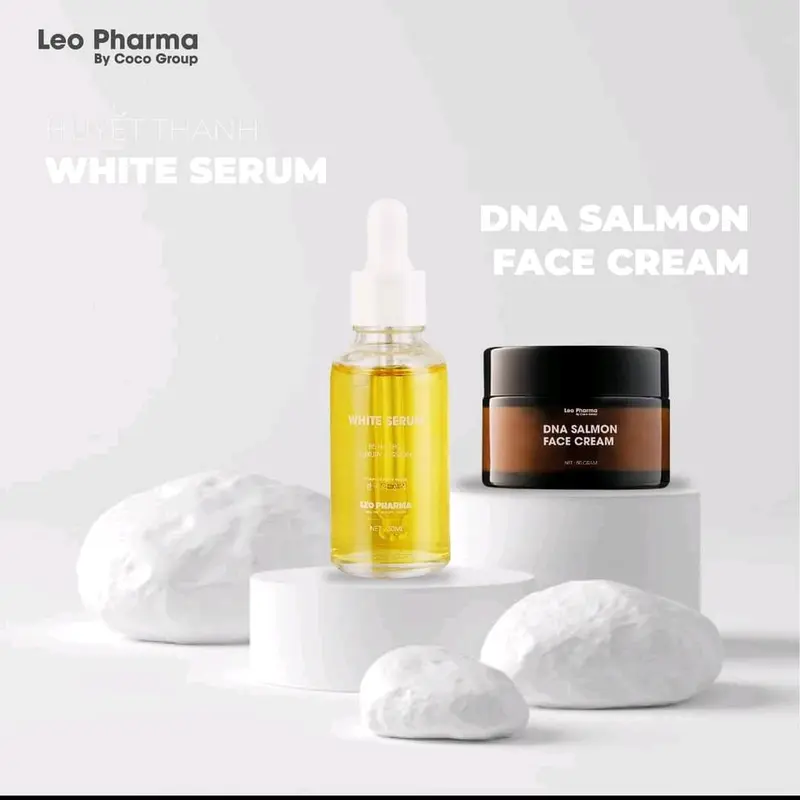 COMBO FACE KEM DƯỠNG TRẮNG VÀ SERUM CẤP ẨM PHỤC HỒI DA tất cả các loại da collagen 0