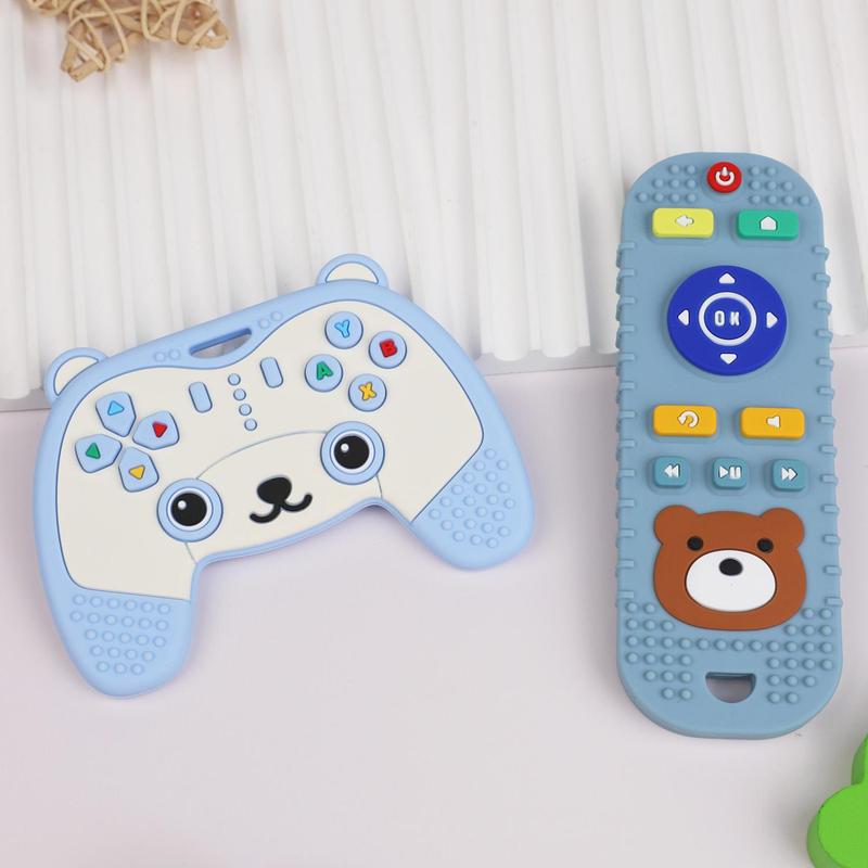 Cute Bear Game Console & Remote Control Toy Design Teething Toy ...