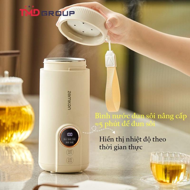 [Sản phẩm mới bán chạy] đun siêu tốc ZEMKON dung tích 550ml, bình đun - pha sữa di động du lị, du lịch bảo hành 12 tháng dung tích 550ml, bình đun nhép môn chạy] gỉ 316 1