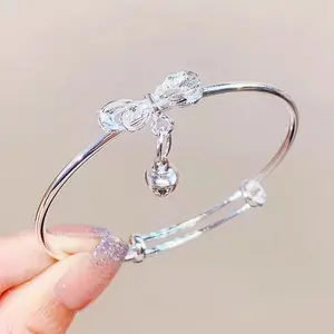 Gelang lonceng wanita Gelang pita yang dapat disesuaikan Gelang pasangan dan pacar-Hlbio_Present